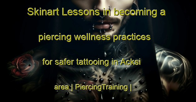 Skinart Lessons in becoming a piercing wellness practices for safer tattooing in Acksi area | PiercingTraining | PiercingClasses | SkinartTraining-Sweden